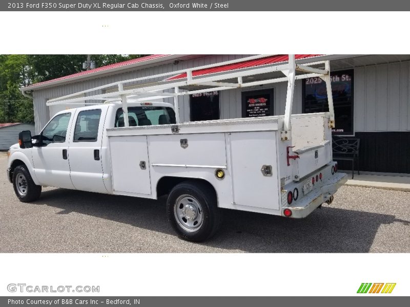 Oxford White / Steel 2013 Ford F350 Super Duty XL Regular Cab Chassis