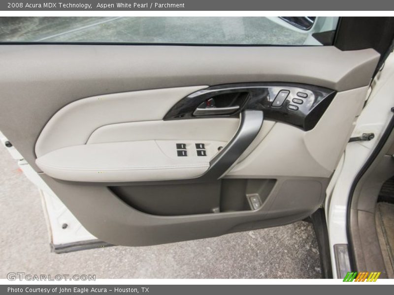 Aspen White Pearl / Parchment 2008 Acura MDX Technology