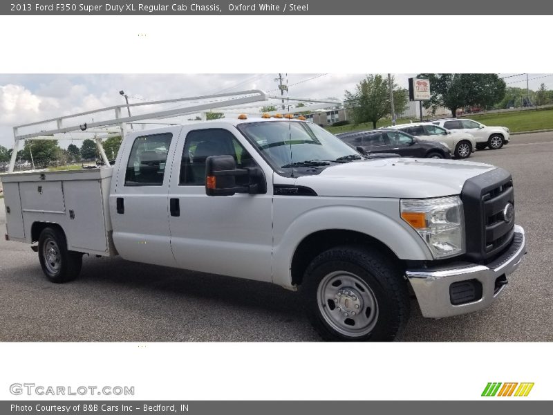 Oxford White / Steel 2013 Ford F350 Super Duty XL Regular Cab Chassis