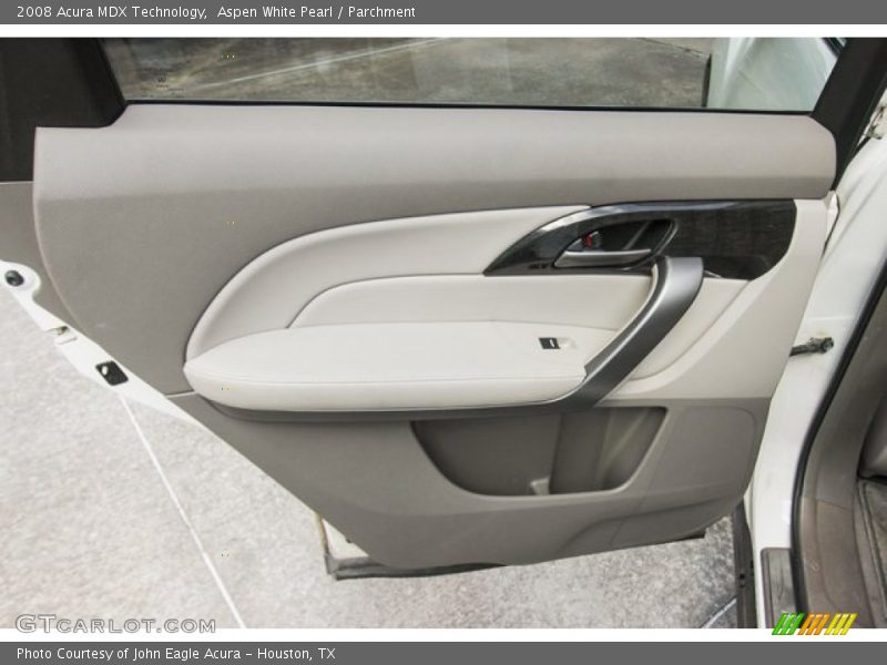 Aspen White Pearl / Parchment 2008 Acura MDX Technology