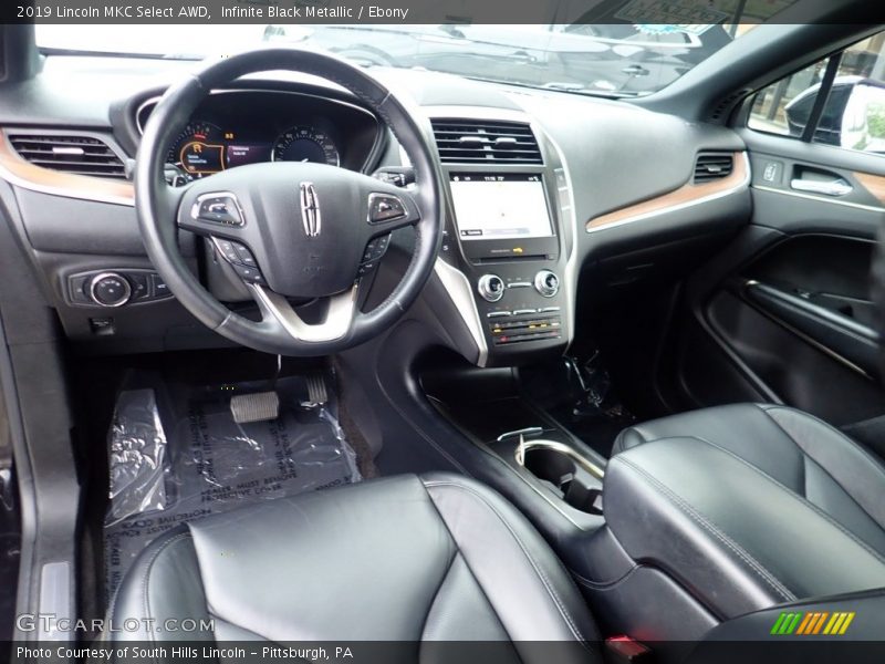 Infinite Black Metallic / Ebony 2019 Lincoln MKC Select AWD