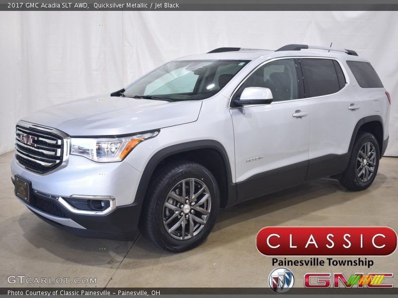 Quicksilver Metallic / Jet Black 2017 GMC Acadia SLT AWD