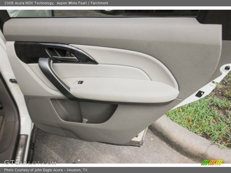 Aspen White Pearl / Parchment 2008 Acura MDX Technology