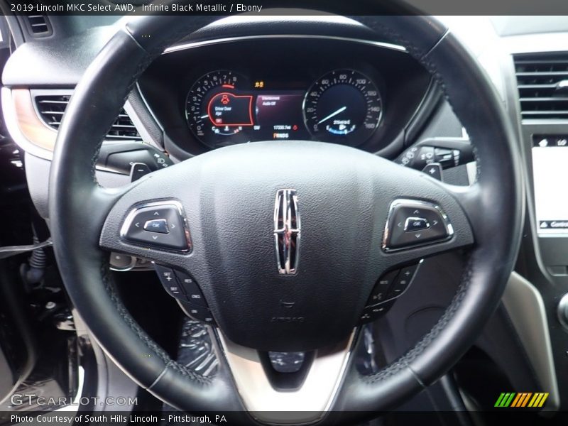 Infinite Black Metallic / Ebony 2019 Lincoln MKC Select AWD