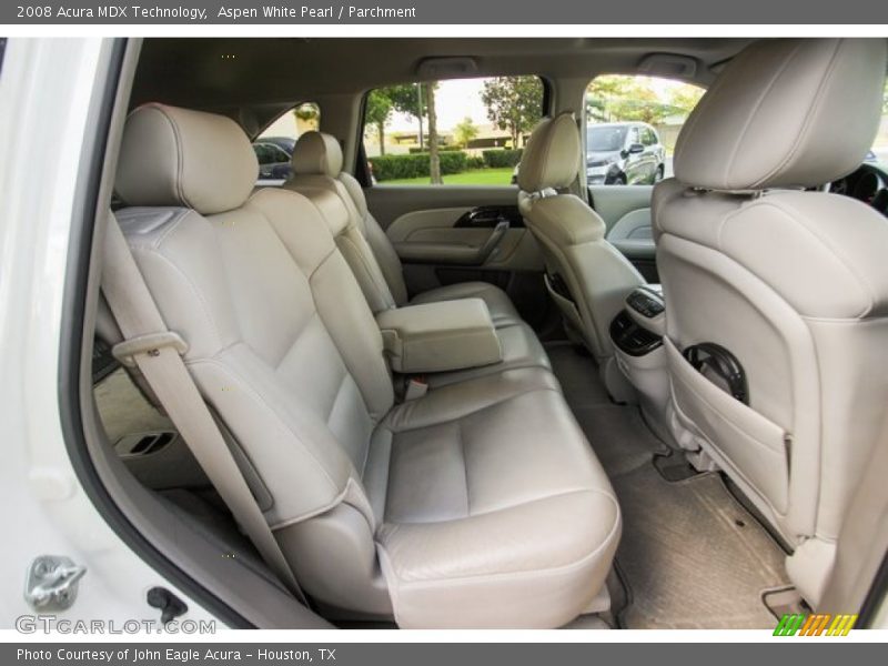Aspen White Pearl / Parchment 2008 Acura MDX Technology