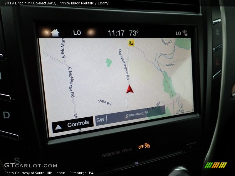 Infinite Black Metallic / Ebony 2019 Lincoln MKC Select AWD
