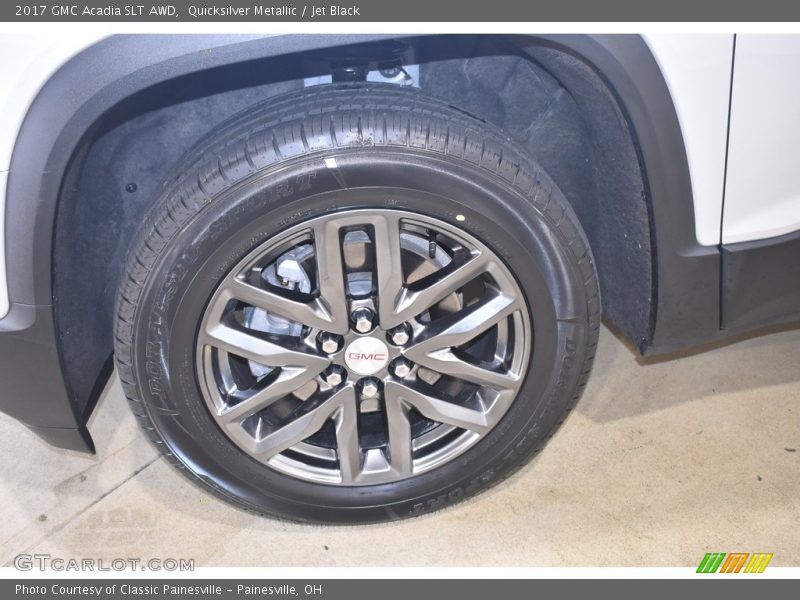 Quicksilver Metallic / Jet Black 2017 GMC Acadia SLT AWD