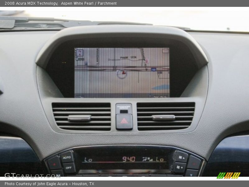 Aspen White Pearl / Parchment 2008 Acura MDX Technology