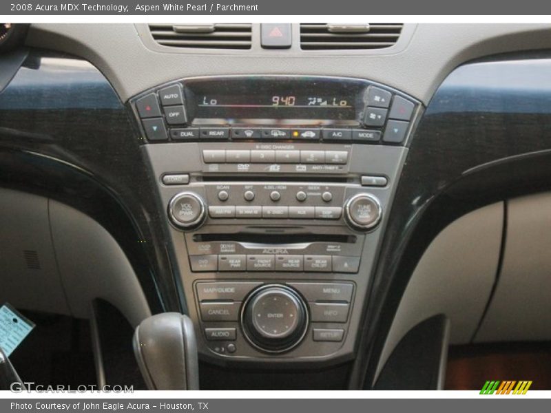 Aspen White Pearl / Parchment 2008 Acura MDX Technology