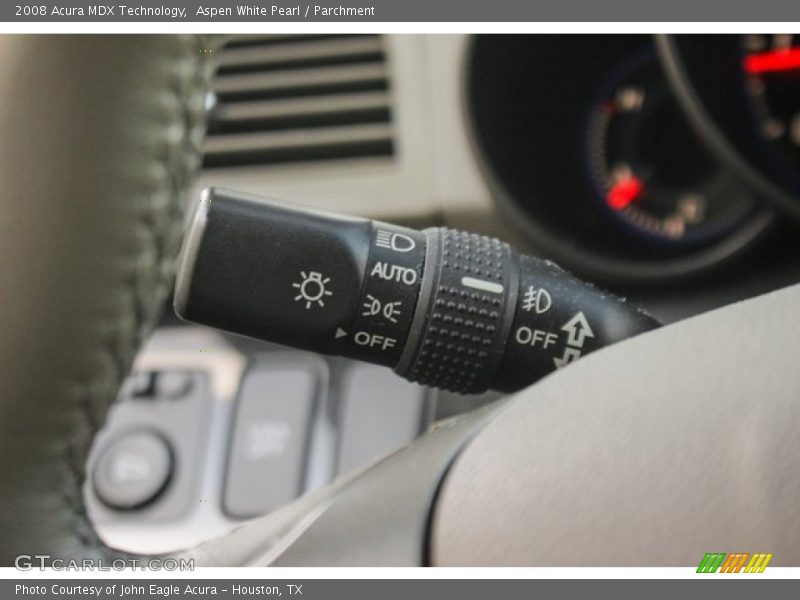 Aspen White Pearl / Parchment 2008 Acura MDX Technology