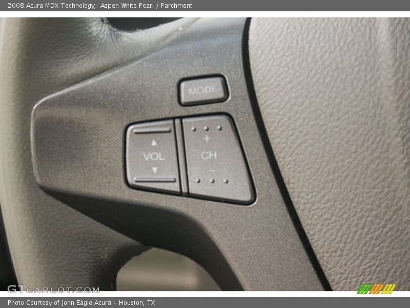 Aspen White Pearl / Parchment 2008 Acura MDX Technology