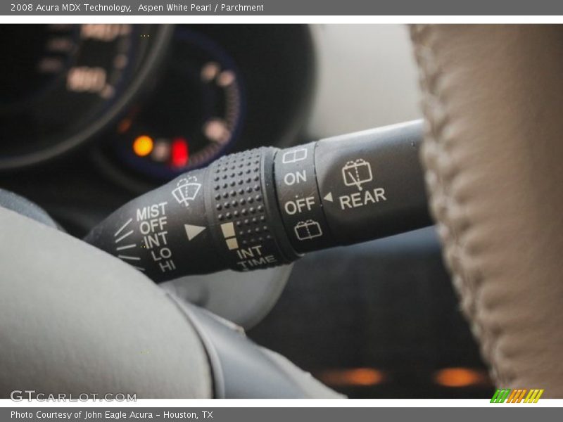 Aspen White Pearl / Parchment 2008 Acura MDX Technology