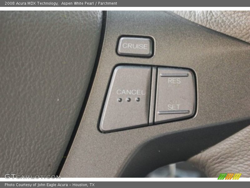 Aspen White Pearl / Parchment 2008 Acura MDX Technology