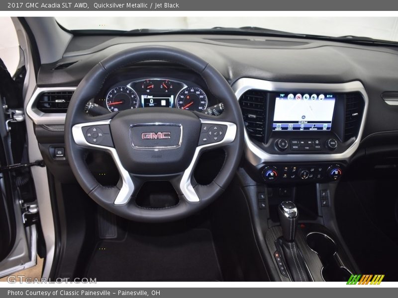 Quicksilver Metallic / Jet Black 2017 GMC Acadia SLT AWD