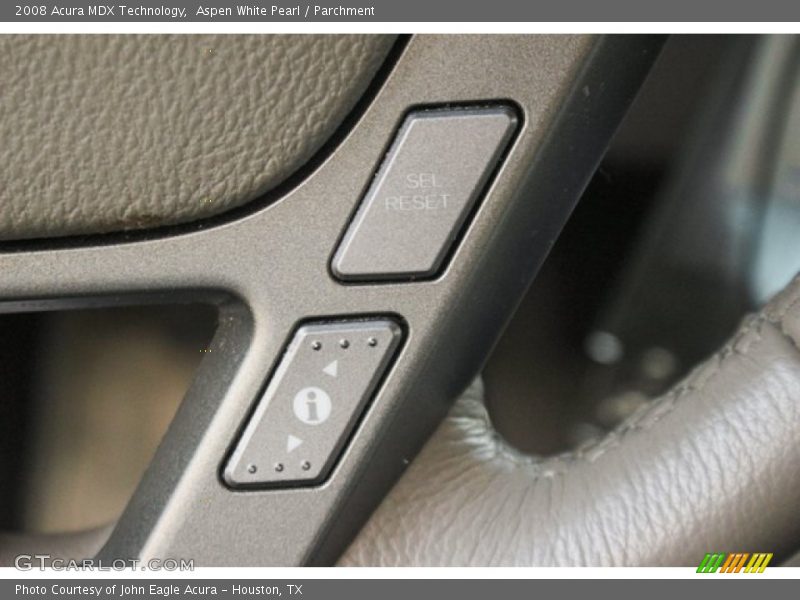 Aspen White Pearl / Parchment 2008 Acura MDX Technology