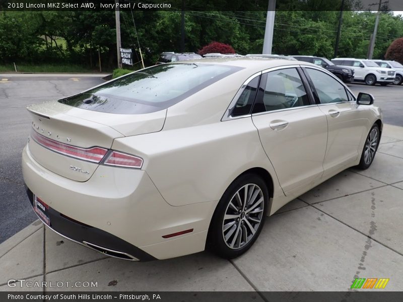 Ivory Pearl / Cappuccino 2018 Lincoln MKZ Select AWD