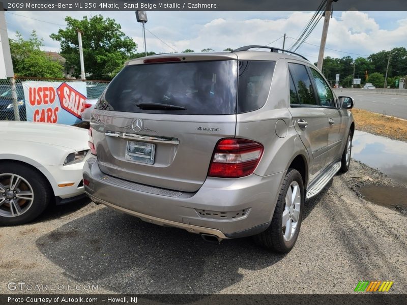 Sand Beige Metallic / Cashmere 2009 Mercedes-Benz ML 350 4Matic