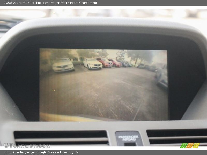 Aspen White Pearl / Parchment 2008 Acura MDX Technology