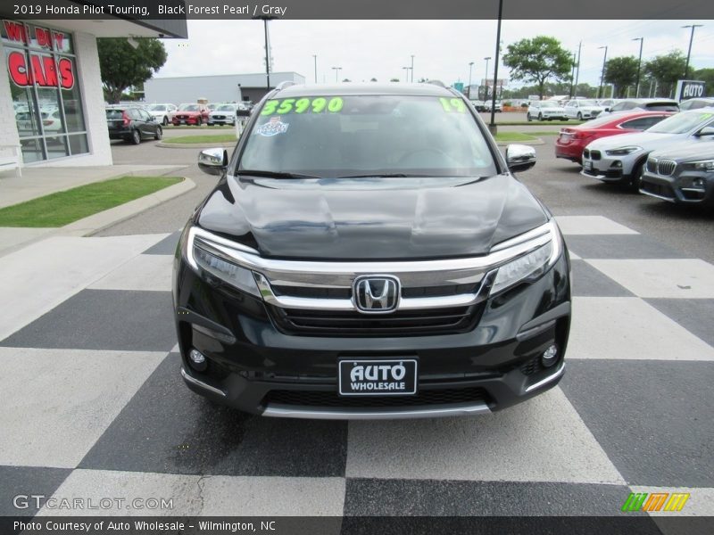 Black Forest Pearl / Gray 2019 Honda Pilot Touring