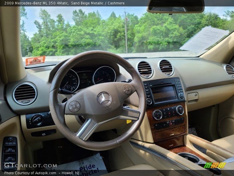 Sand Beige Metallic / Cashmere 2009 Mercedes-Benz ML 350 4Matic