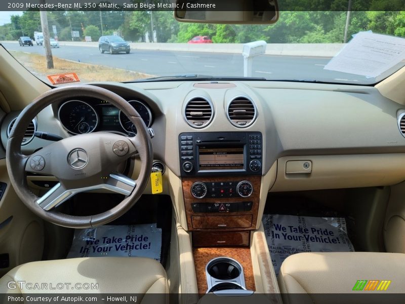 Sand Beige Metallic / Cashmere 2009 Mercedes-Benz ML 350 4Matic