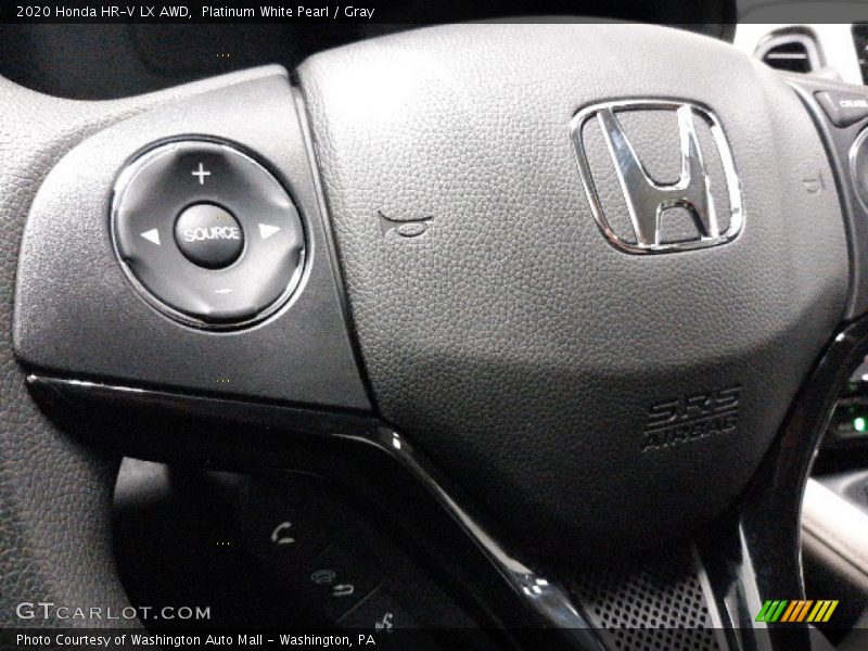 Platinum White Pearl / Gray 2020 Honda HR-V LX AWD