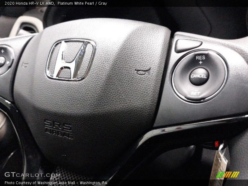 Platinum White Pearl / Gray 2020 Honda HR-V LX AWD
