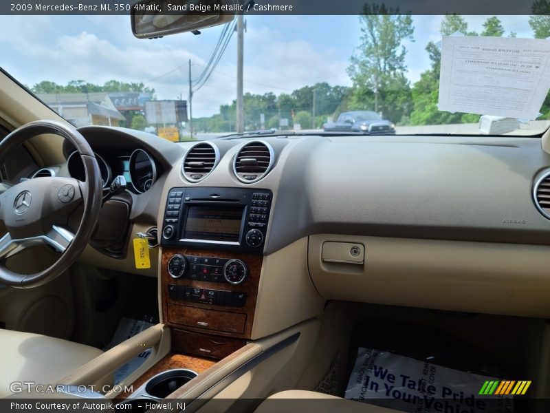 Sand Beige Metallic / Cashmere 2009 Mercedes-Benz ML 350 4Matic