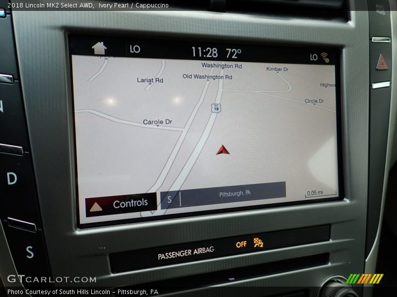 Navigation of 2018 MKZ Select AWD