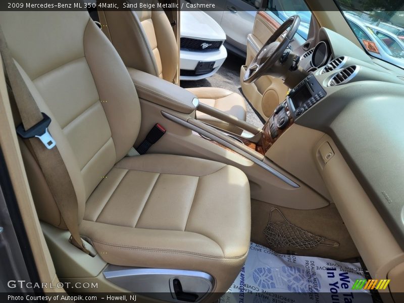 Sand Beige Metallic / Cashmere 2009 Mercedes-Benz ML 350 4Matic