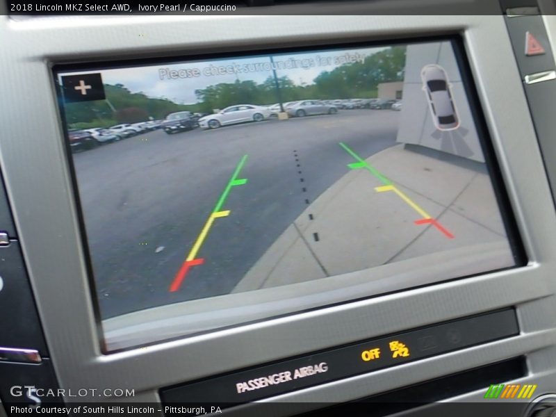 Ivory Pearl / Cappuccino 2018 Lincoln MKZ Select AWD