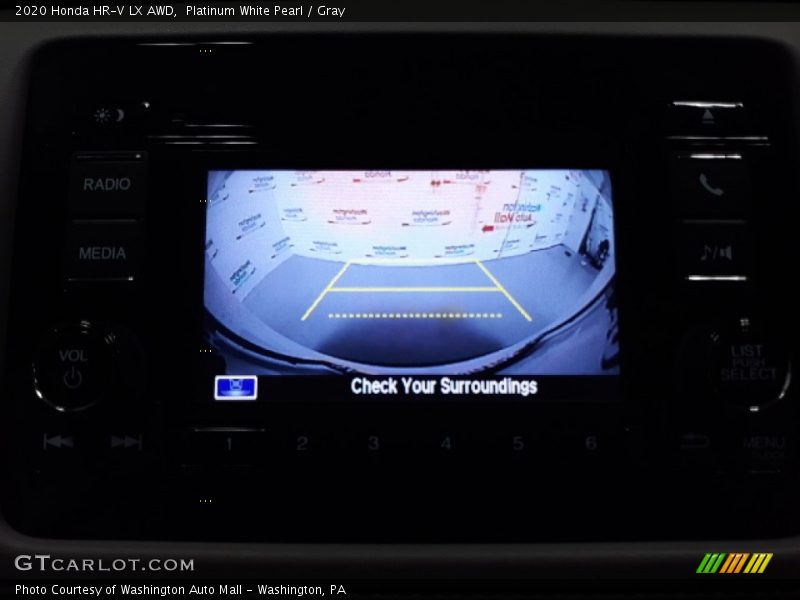 Platinum White Pearl / Gray 2020 Honda HR-V LX AWD