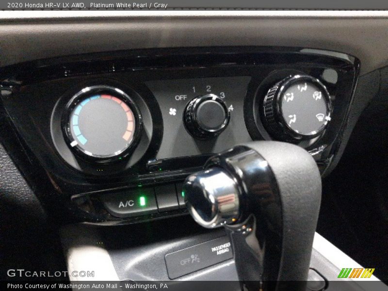 Platinum White Pearl / Gray 2020 Honda HR-V LX AWD