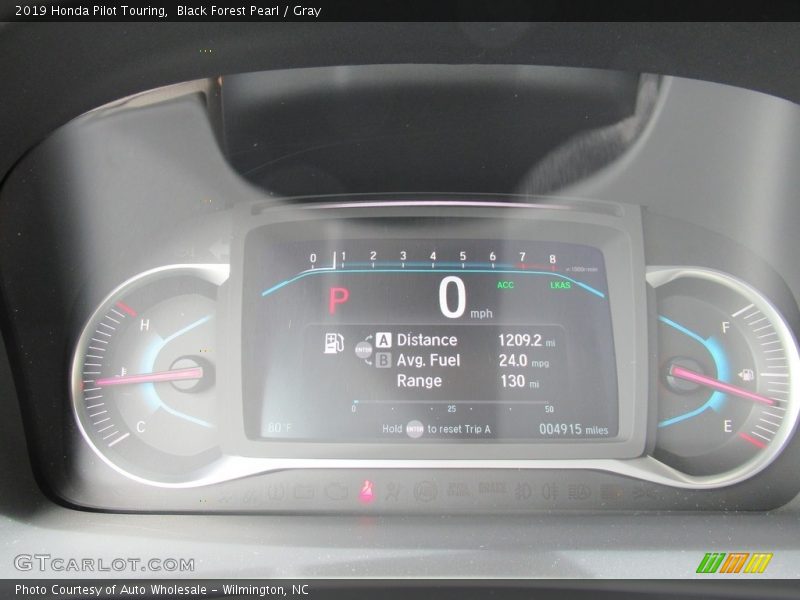 Black Forest Pearl / Gray 2019 Honda Pilot Touring