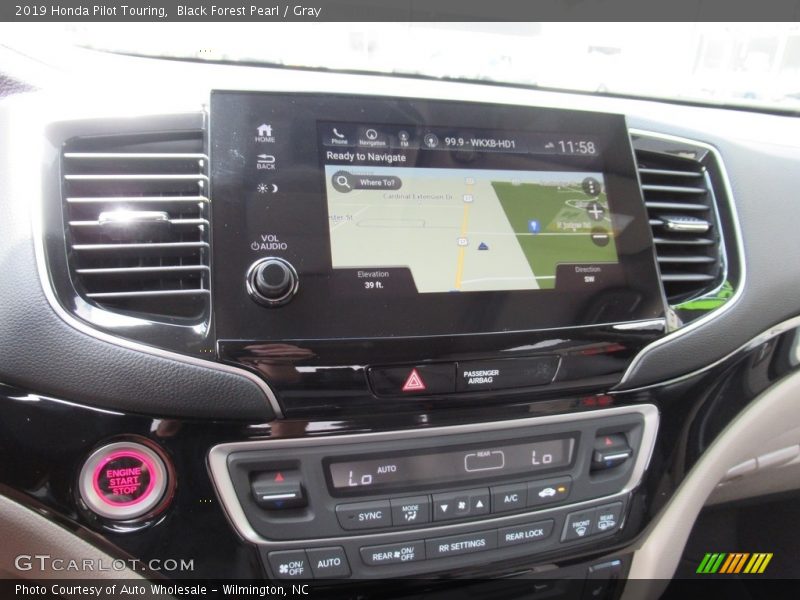 Black Forest Pearl / Gray 2019 Honda Pilot Touring