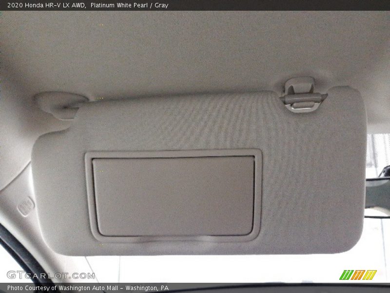 Platinum White Pearl / Gray 2020 Honda HR-V LX AWD