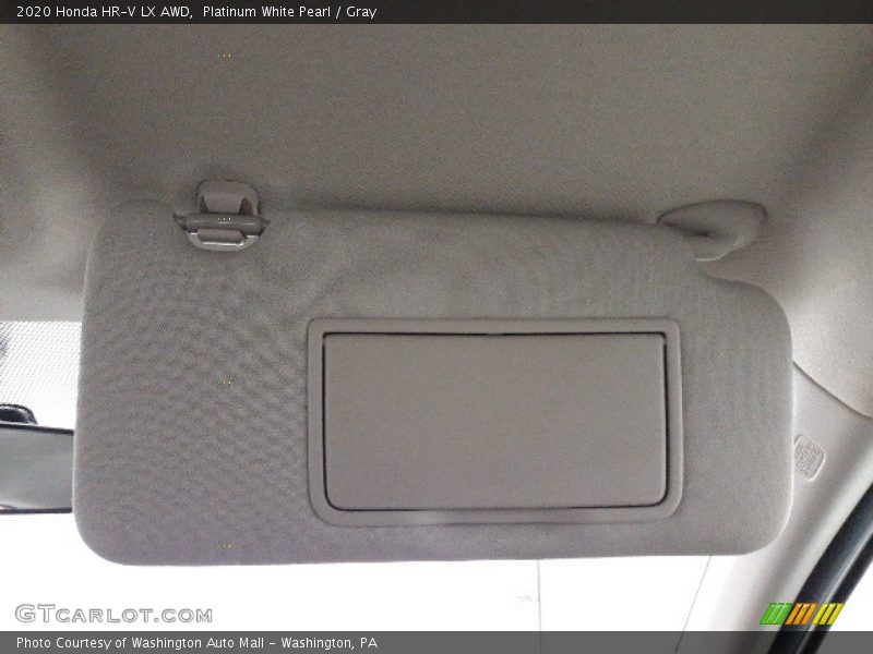 Platinum White Pearl / Gray 2020 Honda HR-V LX AWD