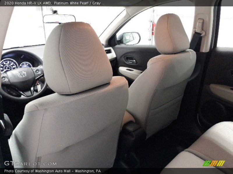 Platinum White Pearl / Gray 2020 Honda HR-V LX AWD