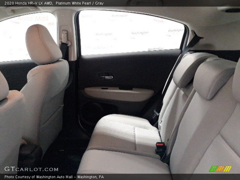 Platinum White Pearl / Gray 2020 Honda HR-V LX AWD