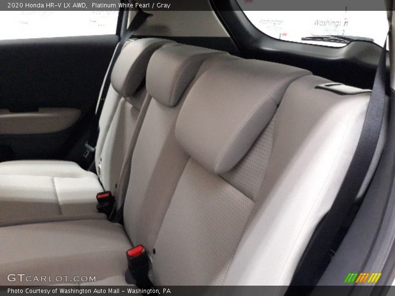 Platinum White Pearl / Gray 2020 Honda HR-V LX AWD