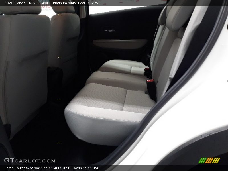 Platinum White Pearl / Gray 2020 Honda HR-V LX AWD