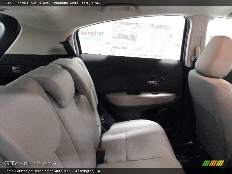 Platinum White Pearl / Gray 2020 Honda HR-V LX AWD
