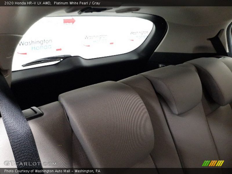 Platinum White Pearl / Gray 2020 Honda HR-V LX AWD