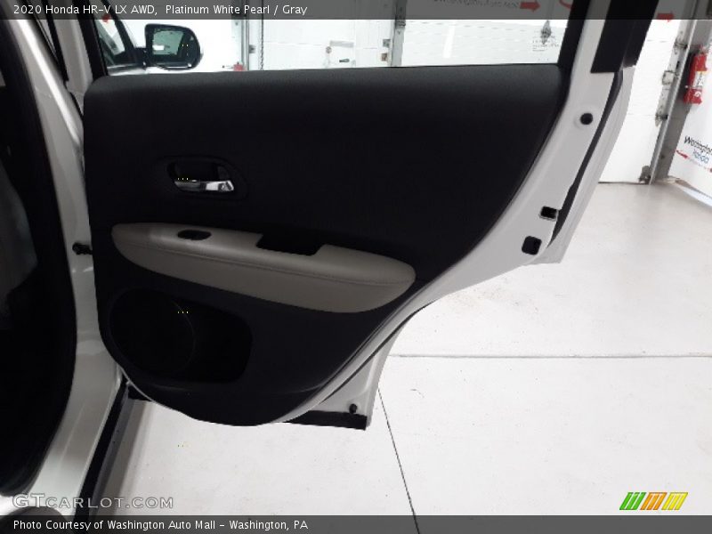 Platinum White Pearl / Gray 2020 Honda HR-V LX AWD