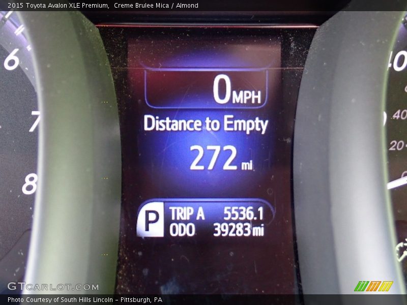 Creme Brulee Mica / Almond 2015 Toyota Avalon XLE Premium