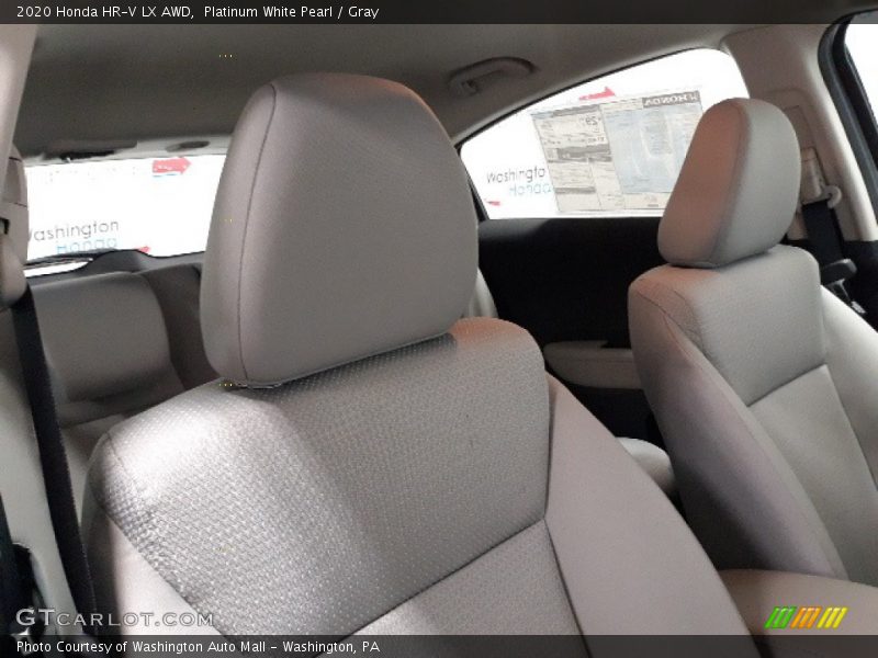 Platinum White Pearl / Gray 2020 Honda HR-V LX AWD