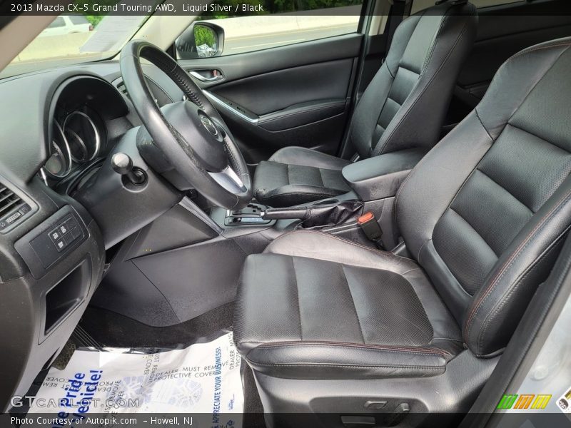 Liquid Silver / Black 2013 Mazda CX-5 Grand Touring AWD