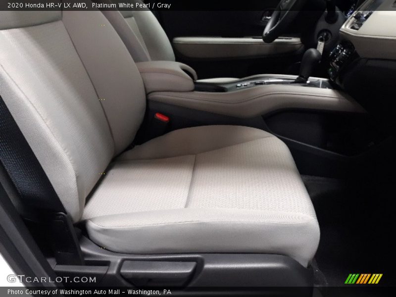 Platinum White Pearl / Gray 2020 Honda HR-V LX AWD