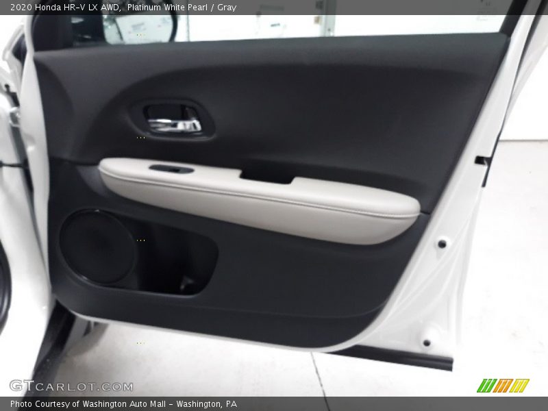 Platinum White Pearl / Gray 2020 Honda HR-V LX AWD