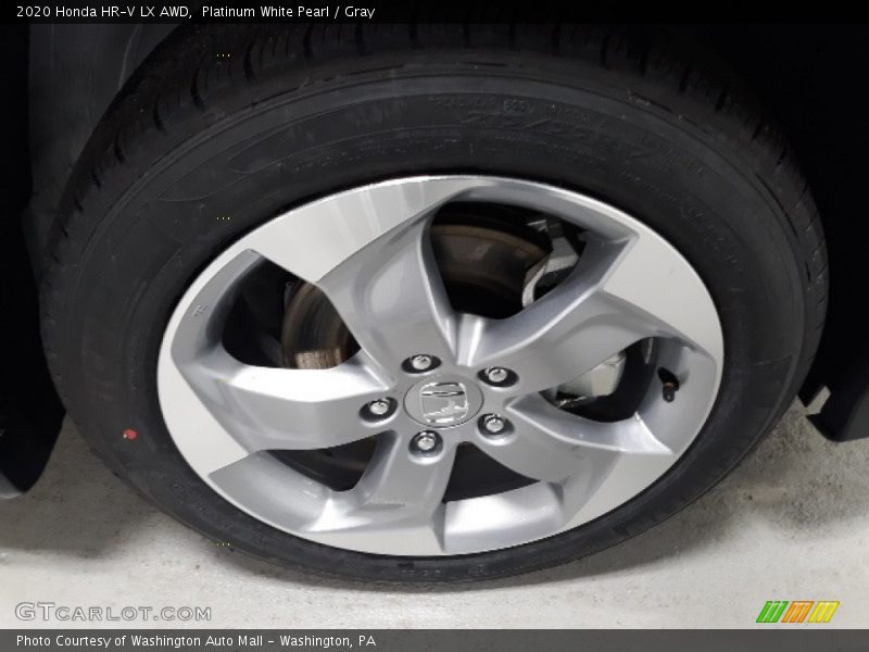 Platinum White Pearl / Gray 2020 Honda HR-V LX AWD